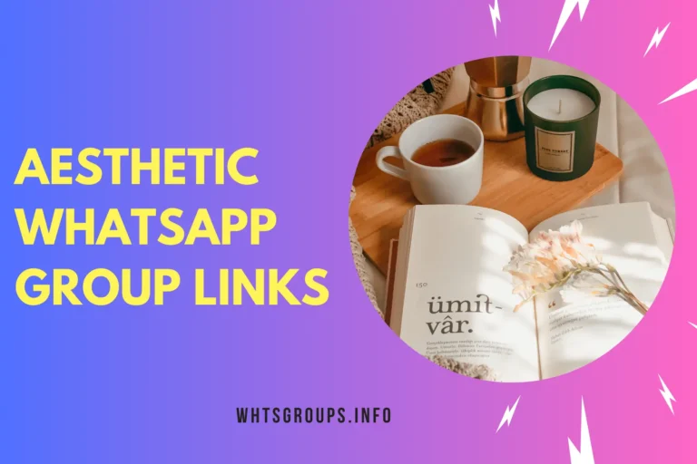 Aesthetic WhatsApp Group Links