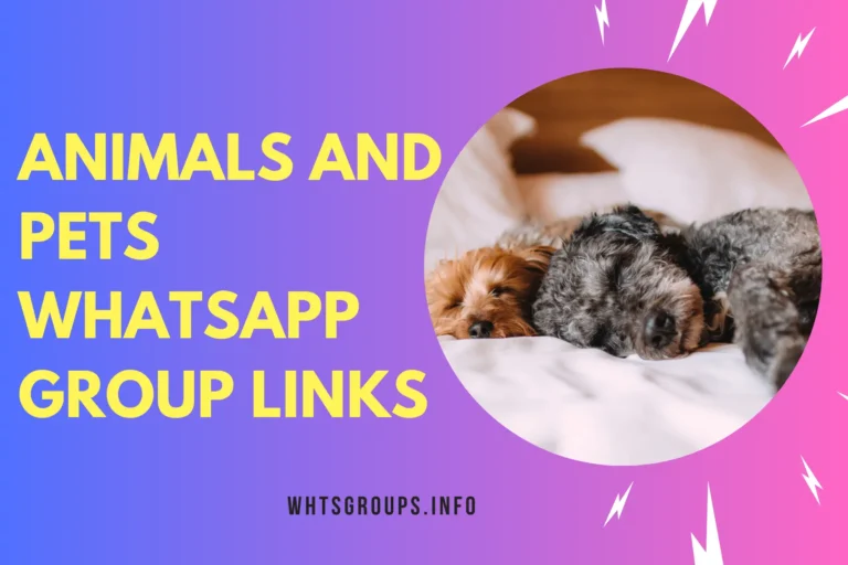 Animals and Pets WhatsApp Group Links