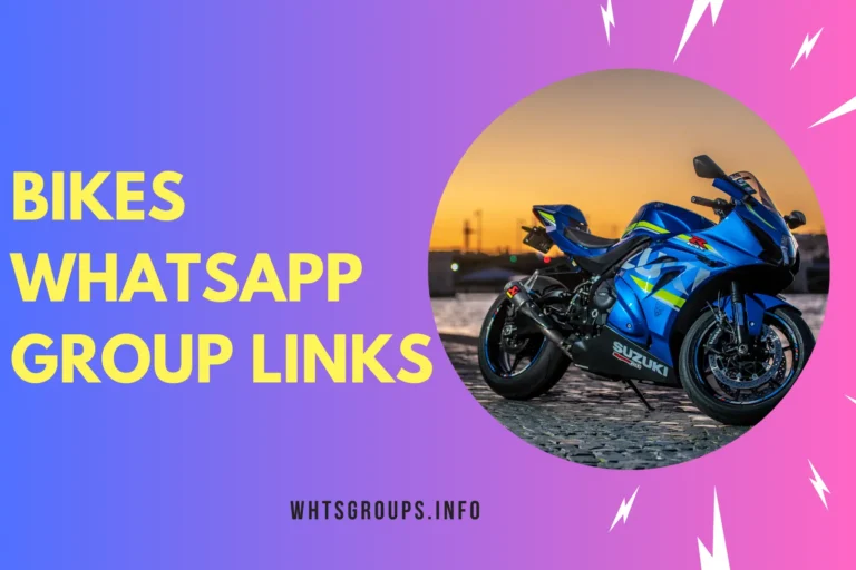 Bikes WhatsApp Group Links