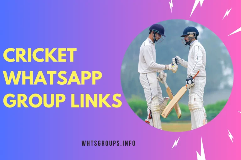 Cricket WhatsApp Group Links