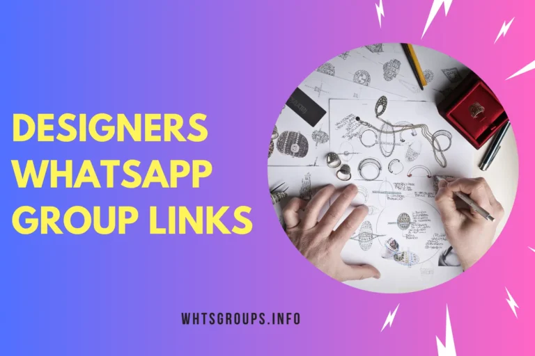 Designers WhatsApp Group Links