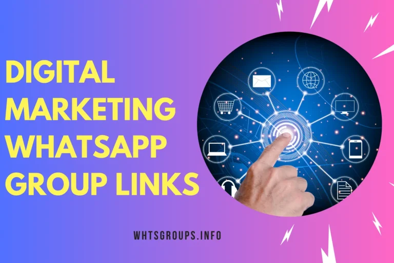 Digital Marketing WhatsApp Group Links