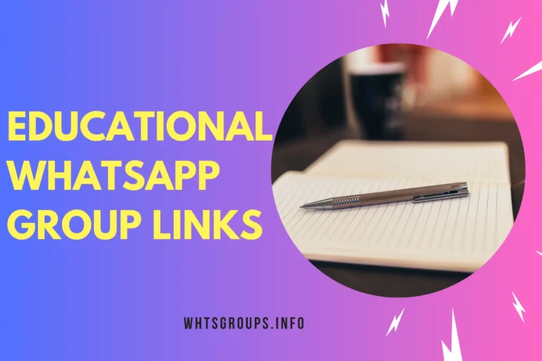 Educational WhatsApp Group Links