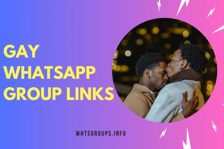 Gay WhatsApp Group Links