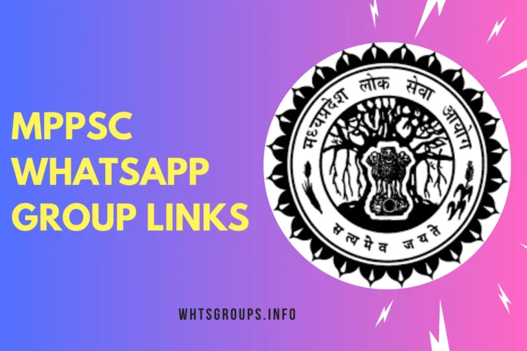 MPPSC WhatsApp Group Links