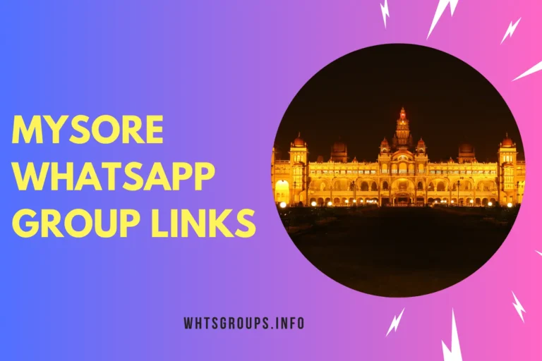 Mysore WhatsApp Group Links