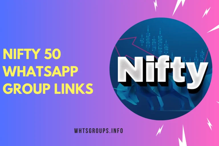 Nifty 50 WhatsApp Group Links