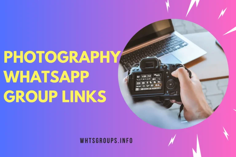 Photography WhatsApp Group Links