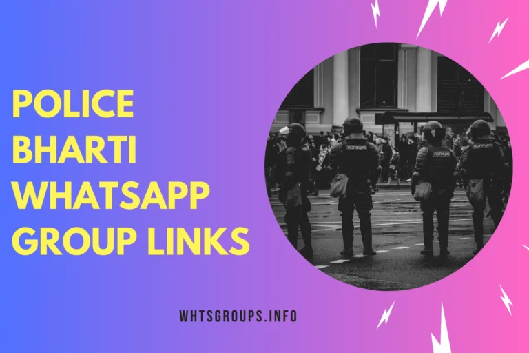 Police Bharti WhatsApp Group Links