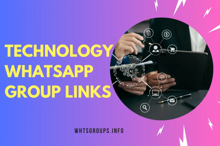 Technology WhatsApp Group Links