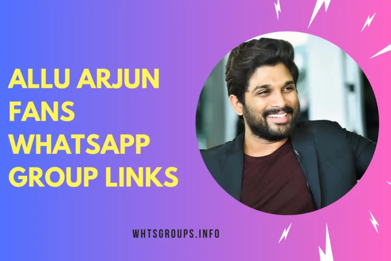 Allu Arjun Fans WhatsApp Group Links