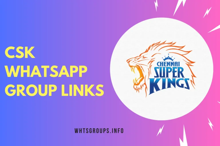 CSK WhatsApp Group Links